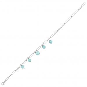 Lucky Gems B0034G Gümüş Bileklik
