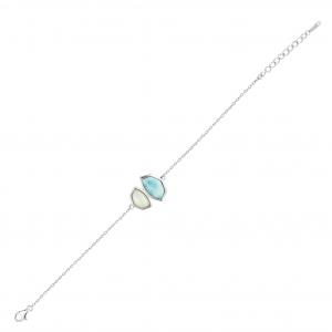 Lucky Gems B5088G Gümüş Bileklik