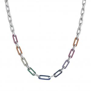 Rainbow DM4373-1-7CN Gümüş Kolye