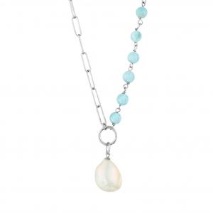 Lucky Gems N0177G Gümüş Kolye