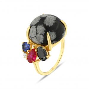 Lucky Gems R23170-1 Gümüş Yüzük