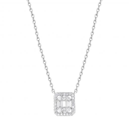 Baget DM4449-2CN Gümüş Kolye