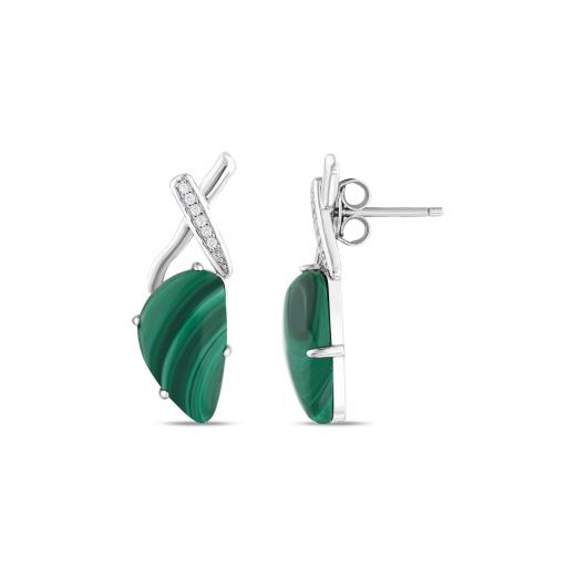Lucky Gems E5092W Gümüş Küpe