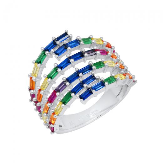Rainbow DM2538-7CR Gümüş Yüzük